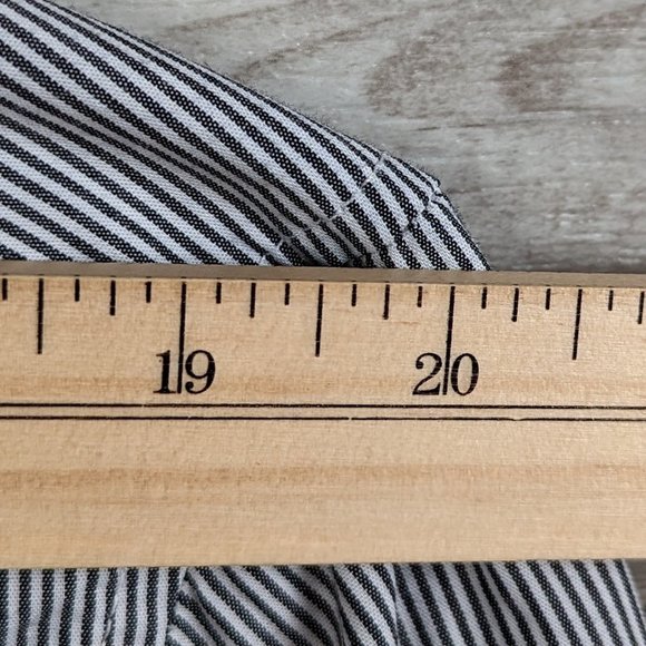 Michelsons London* Men's‎ Long Sleeve Button Down Curved Hem Striped Shirt~ XL - Picture 6 of 14